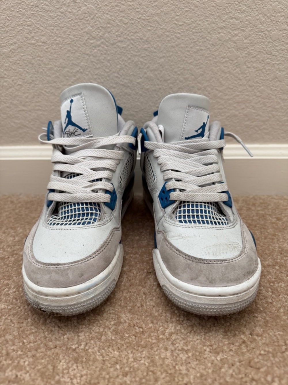 Youth Size 6 Air Jordan 4 Military Blue